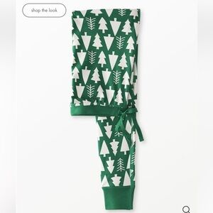 Winter Green Hanna Anderson Women's Holiday Long John Pajama Pants